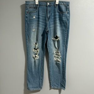 Aeropostale boyfriend light wash jeans